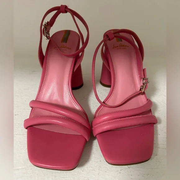 Sam Edelman Pink Strappy Heels - Picture 2 of 6